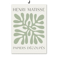 Sage Leaf Matisse Canvas