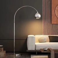 Adjustable Chrome Floor Lamp