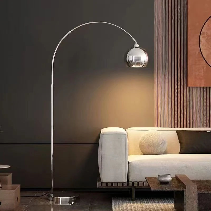 Adjustable Chrome Floor Lamp