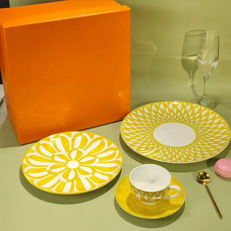 Geometric Bone China Plate