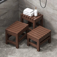 Bathroom Bathing Stool Solid Wood Stool Home-use Multi-functional Bathing Stool Non-Slip Stool Living Room Ottoman New Arrival