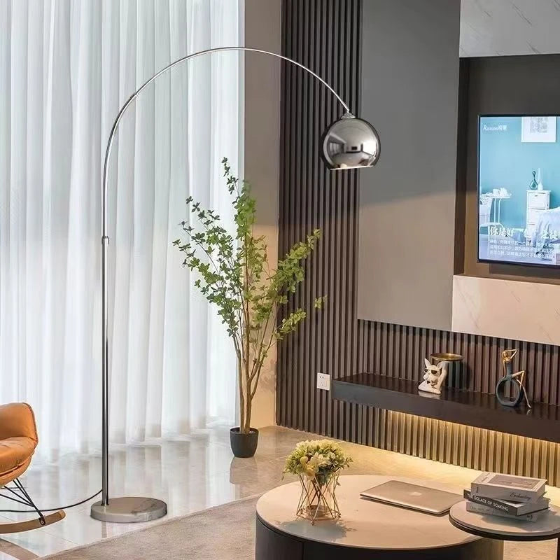 Adjustable Chrome Floor Lamp