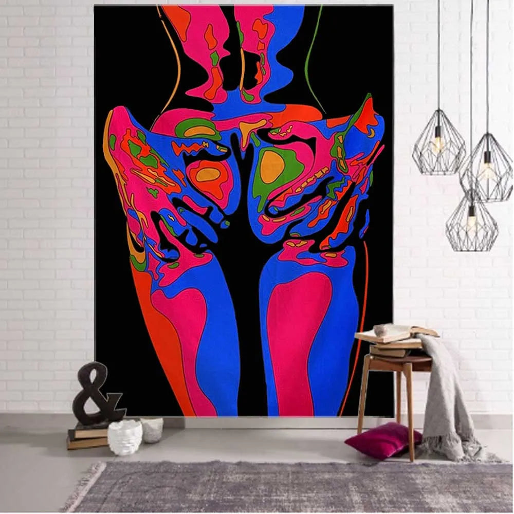 Psychedelic Oversized Wall Tapestry