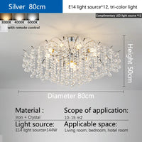 Crystal E14 Pendant Chandelier