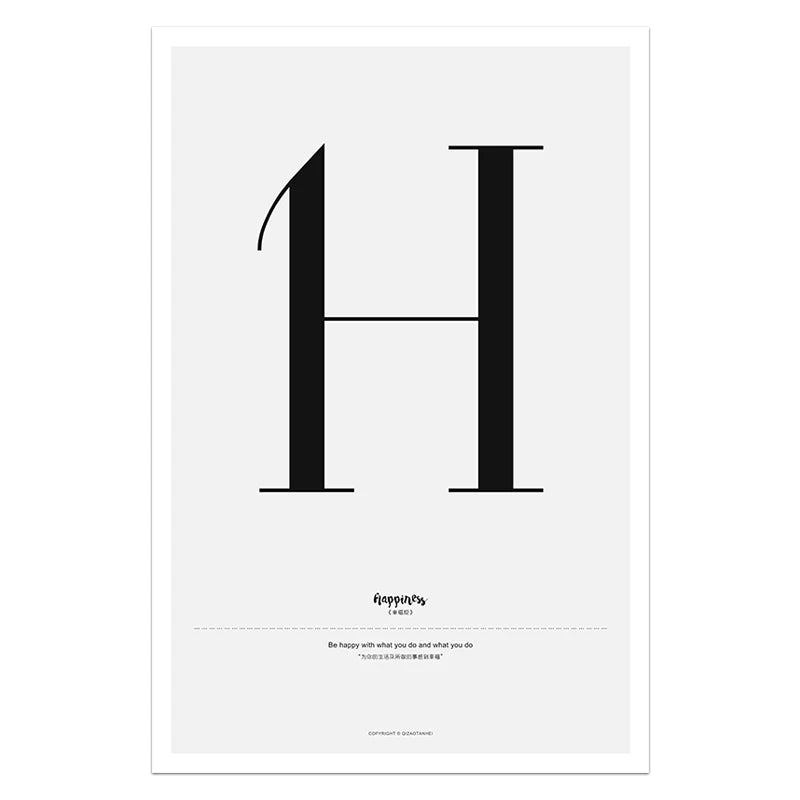 Nordic Love Quote Canvas
