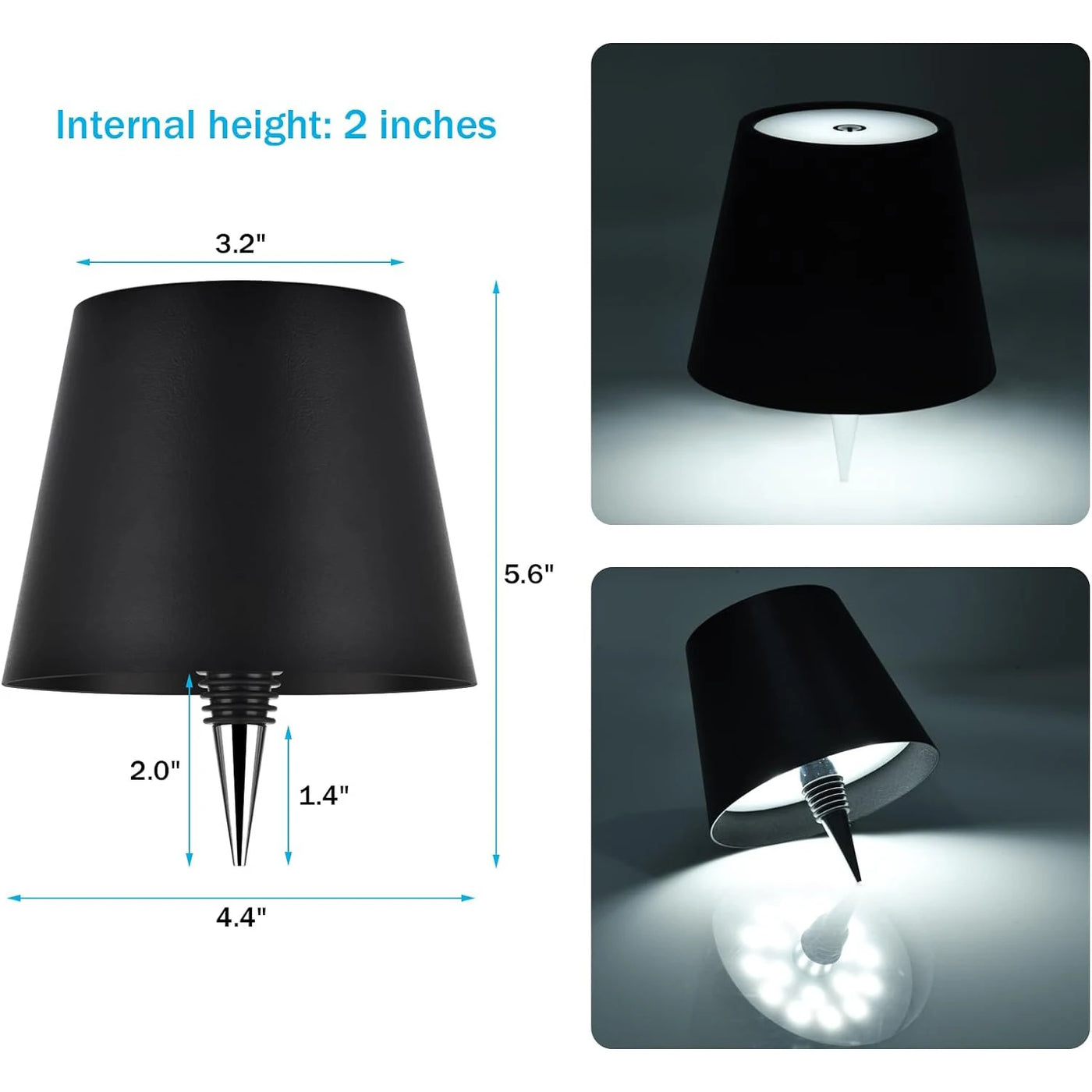 Wireless Bottle Touch Lamp