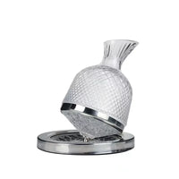 Rotating Crystal Wine Decanter
