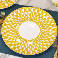 Geometric Bone China Plate