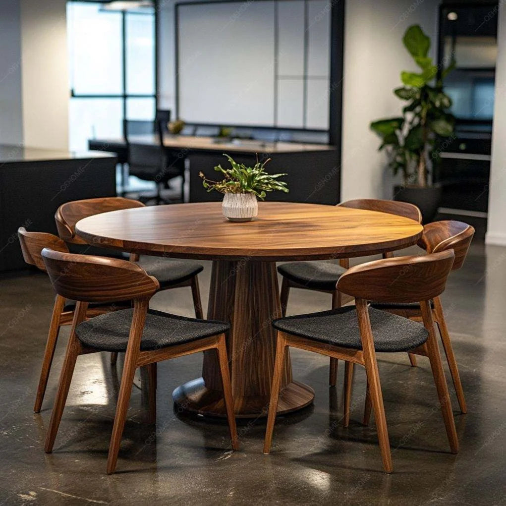 Six Seat Round Dining Set