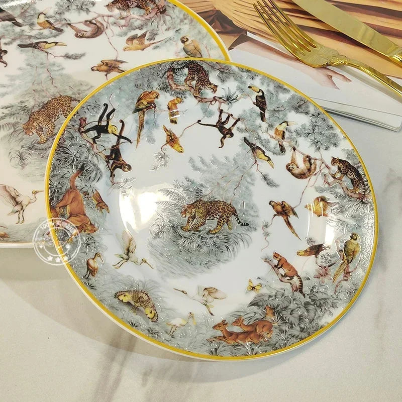 Jungle Ceramic Tableware Set