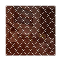 Geometric Diamond Mirror Stickers