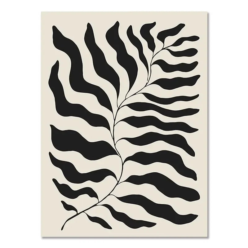 Abstract Boho Line Canvas