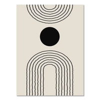 Abstract Boho Line Canvas