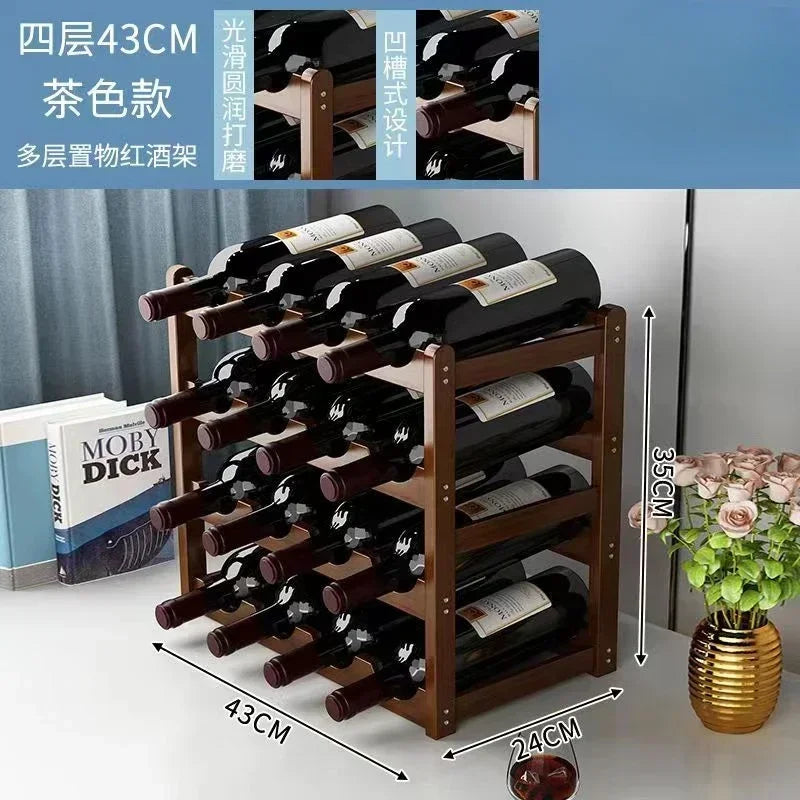 Four Tier Wine Rack