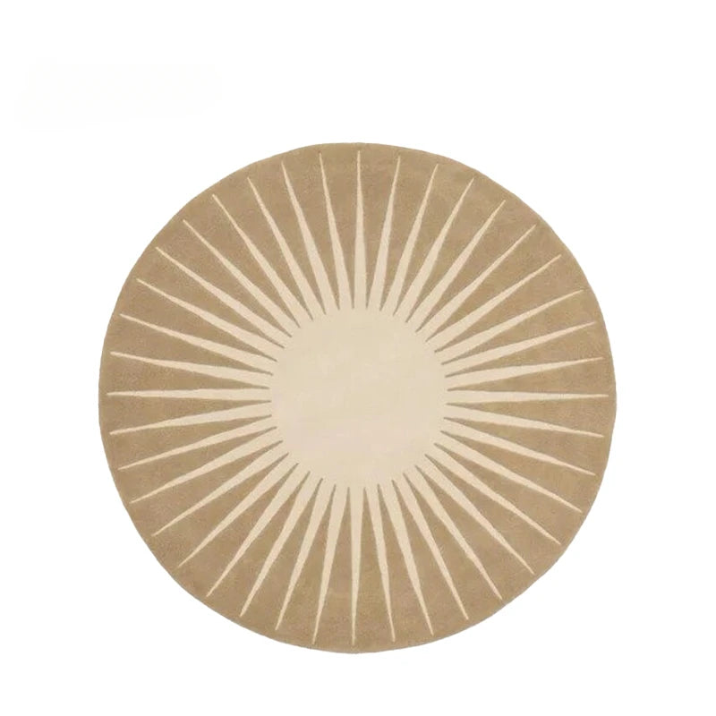 Geometric Round Lounge Rug