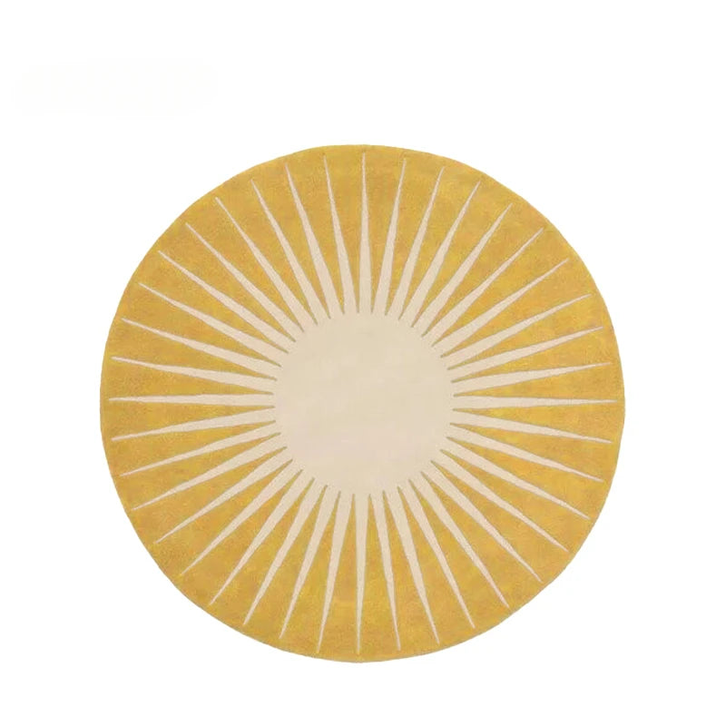 Geometric Round Lounge Rug
