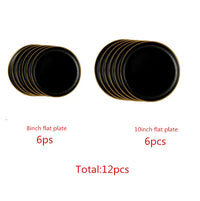 Gilt Rim Porcelain Dinnerware