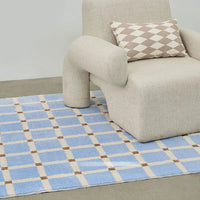 Modern Plaid Plush Rug