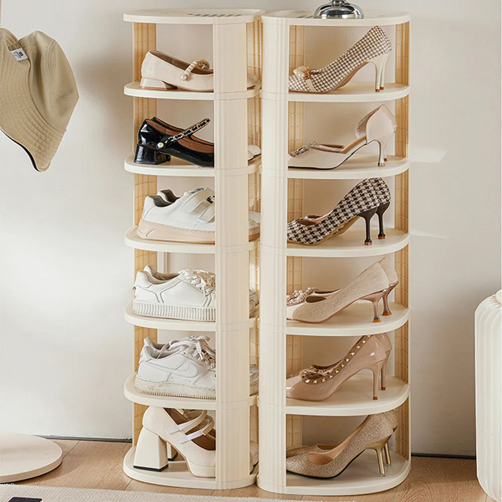 Tall 3-9 Tier Shoe Rack with Adjustable Shelves - Closet Organizer for Shoes & More