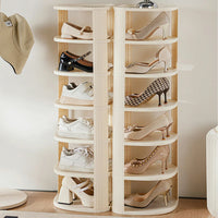 Tall 3-9 Tier Shoe Rack with Adjustable Shelves - Closet Organizer for Shoes & More