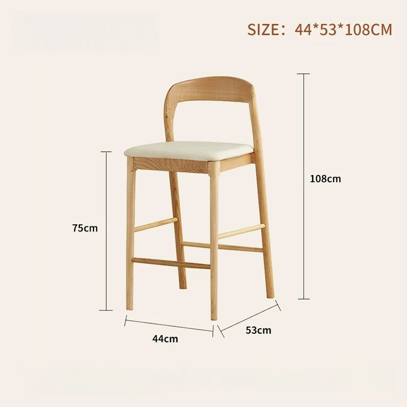 Designer Nordic Wood Stool
