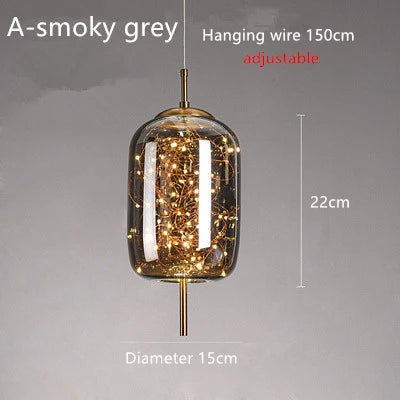 Starry Glass Pendant Light