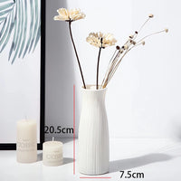 Striped Modern Plastic Vase