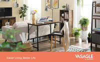 VASAGLE Computer Desk, Small Office Desk and Workstation, Work Desk for Home Office, Study, Bedroom, 50 x 100 x 76 cm