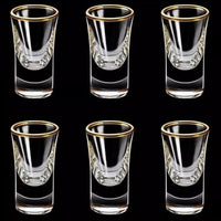 Gold Foil Shot Glasses