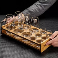 Gold Foil Shot Glasses