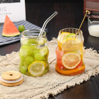 Bamboo Lid Glass Tumbler