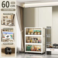 Large Capacity Multifunction Folding Storage Cabinet Dustproof Wardrobe Closet Organizer Easy-to-Install Storage Boxes