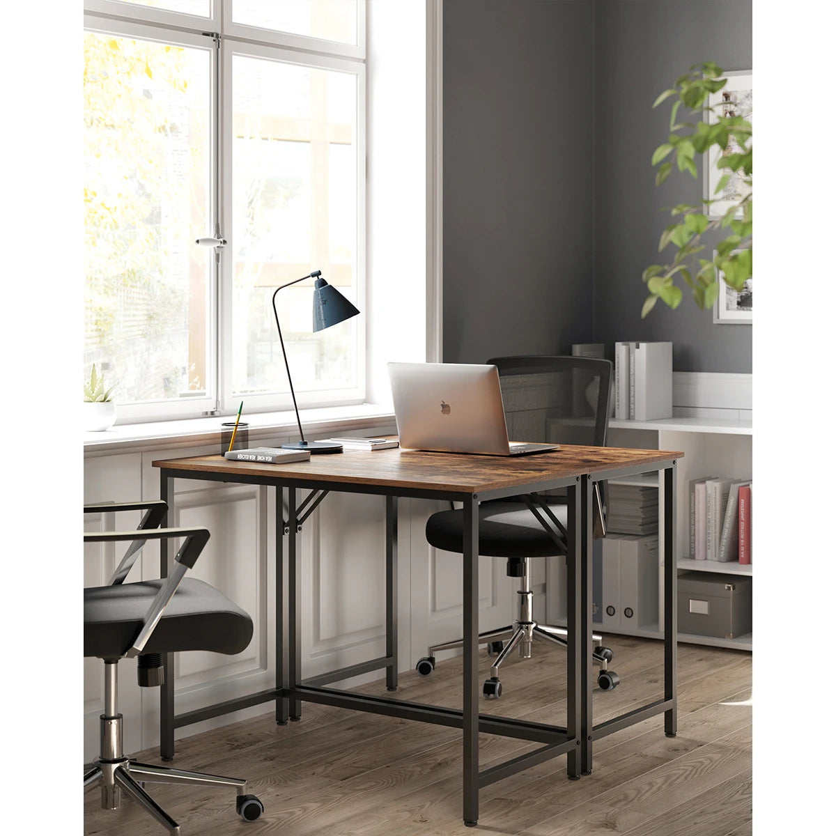 VASAGLE Computer Desk, Small Office Desk and Workstation, Work Desk for Home Office, Study, Bedroom, 50 x 100 x 76 cm