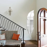 Feather Mirror Wall Art