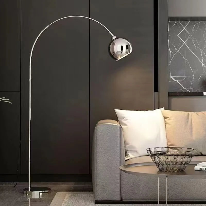 Adjustable Chrome Floor Lamp