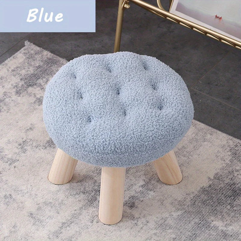 Flower Stool, Footstool, Shoe Changing Stool, Sofa, Coffee Table, Low Stool, Small Round Stool, Living Room, Bedroom