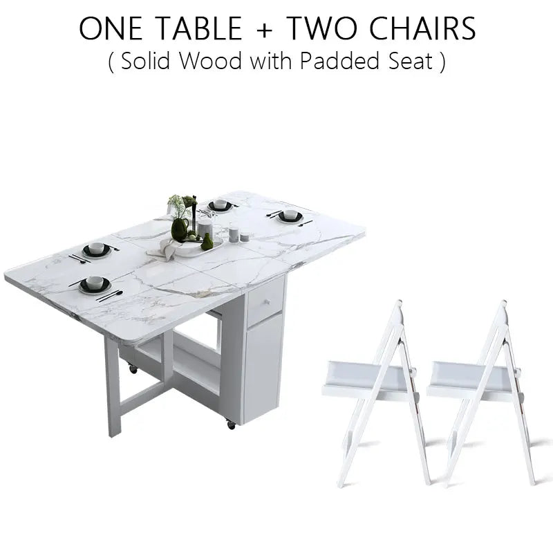 Foldable Dining Table Set