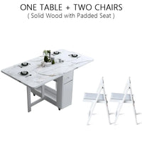 Foldable Dining Table Set