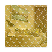 Geometric Diamond Mirror Stickers