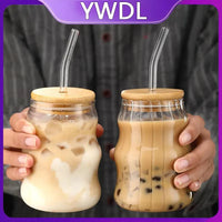 Bamboo Lid Glass Tumbler