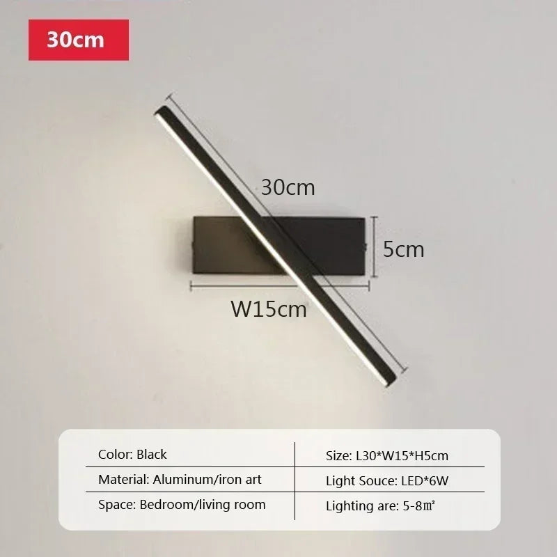Rotatable LED Mirror Sconce