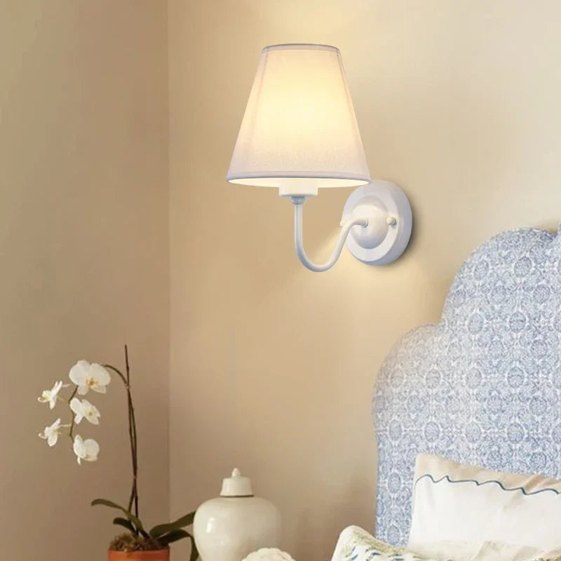 Retro Fabric Wall Sconce