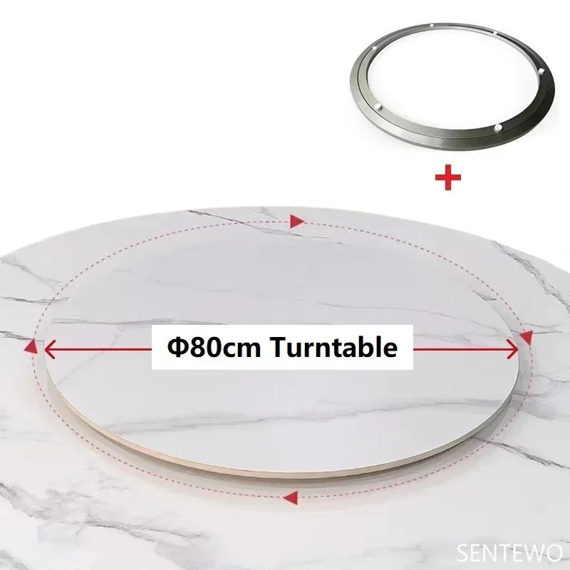 Round Marble Dining Set