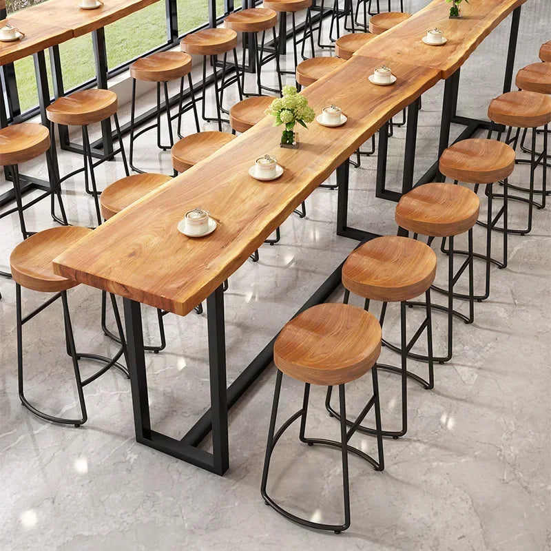 Iron Wood Bar Stool