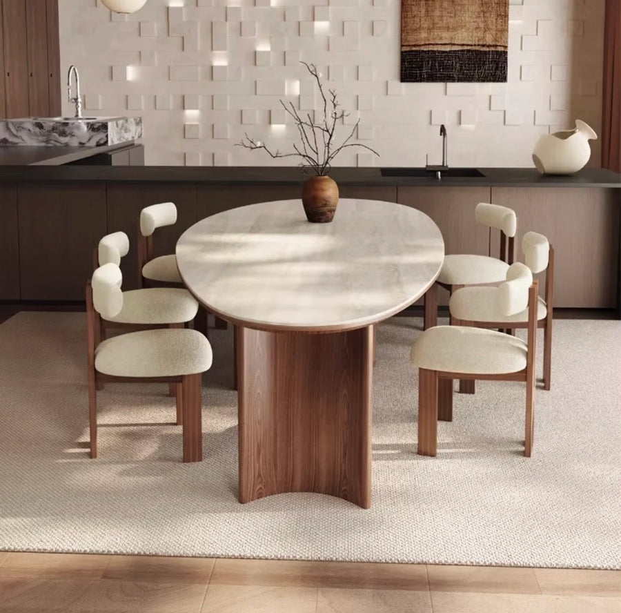 Modern Oval Dining Set