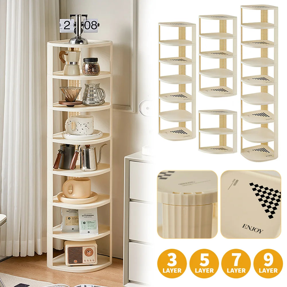Tall 3-9 Tier Shoe Rack with Adjustable Shelves - Closet Organizer for Shoes & More