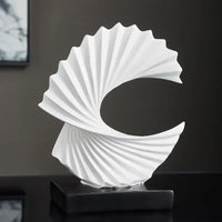Golden Abstract Art Sculpture