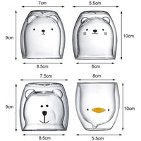 Animal Double Wall Mug