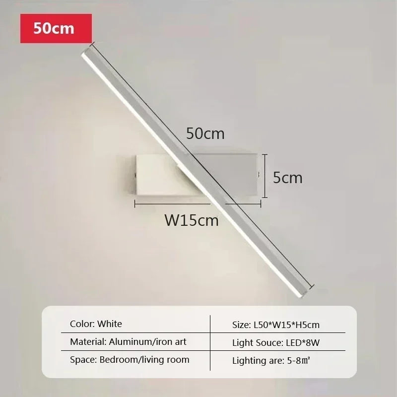 Rotatable LED Mirror Sconce