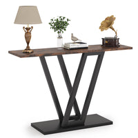 Tribesigns 43 Inch Console Table Industrial Entryway Hallway Table  Living Room Furniture